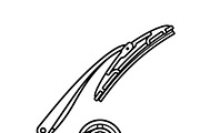 39 Car Essentials Icon Set, an Outline Icon by adenpinkstore (Thumbnail 16 of 17)