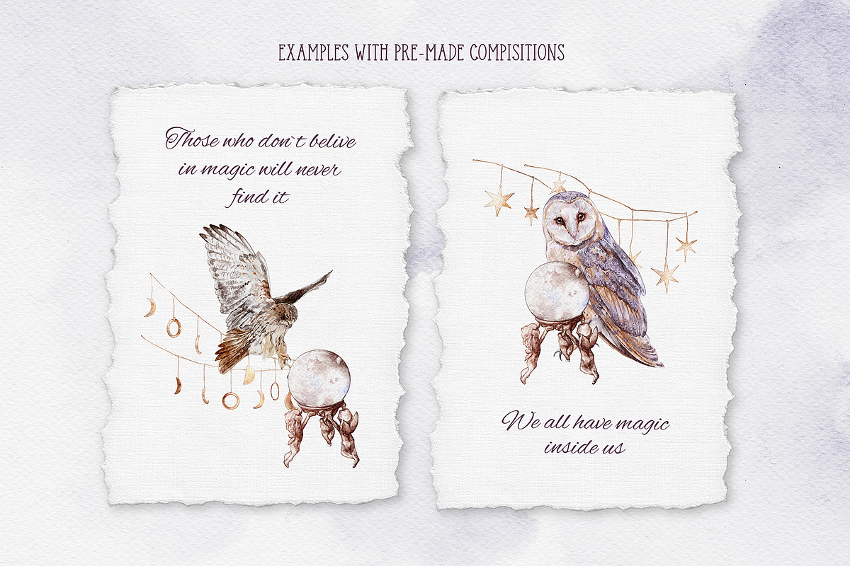 Star Magic Watercolor Collection, a Decorative Illustration by Yakovleva Margarita (Photo 2 of 11)