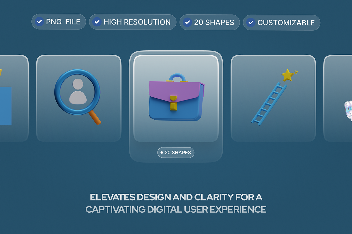 3D Job Career Illustration, an Object Graphic by Illustrava (Photo 7 of 8)
