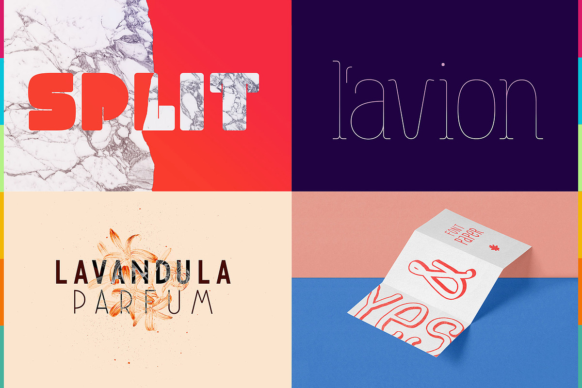 Font Bundle Collection vol.1 preview 2