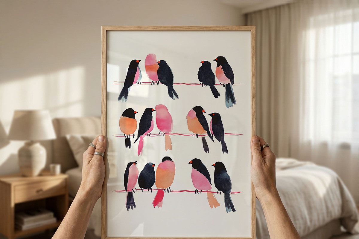 ISO Bedroom Poster Frame Mockup, a Mockup by DesignRocket (Photo 6 of 9)