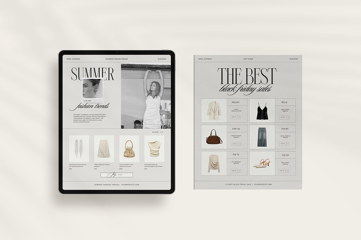 40 Canva LTK Instagram Template, a Social Media Template by Amaré Creative (Photo 8 of 10)