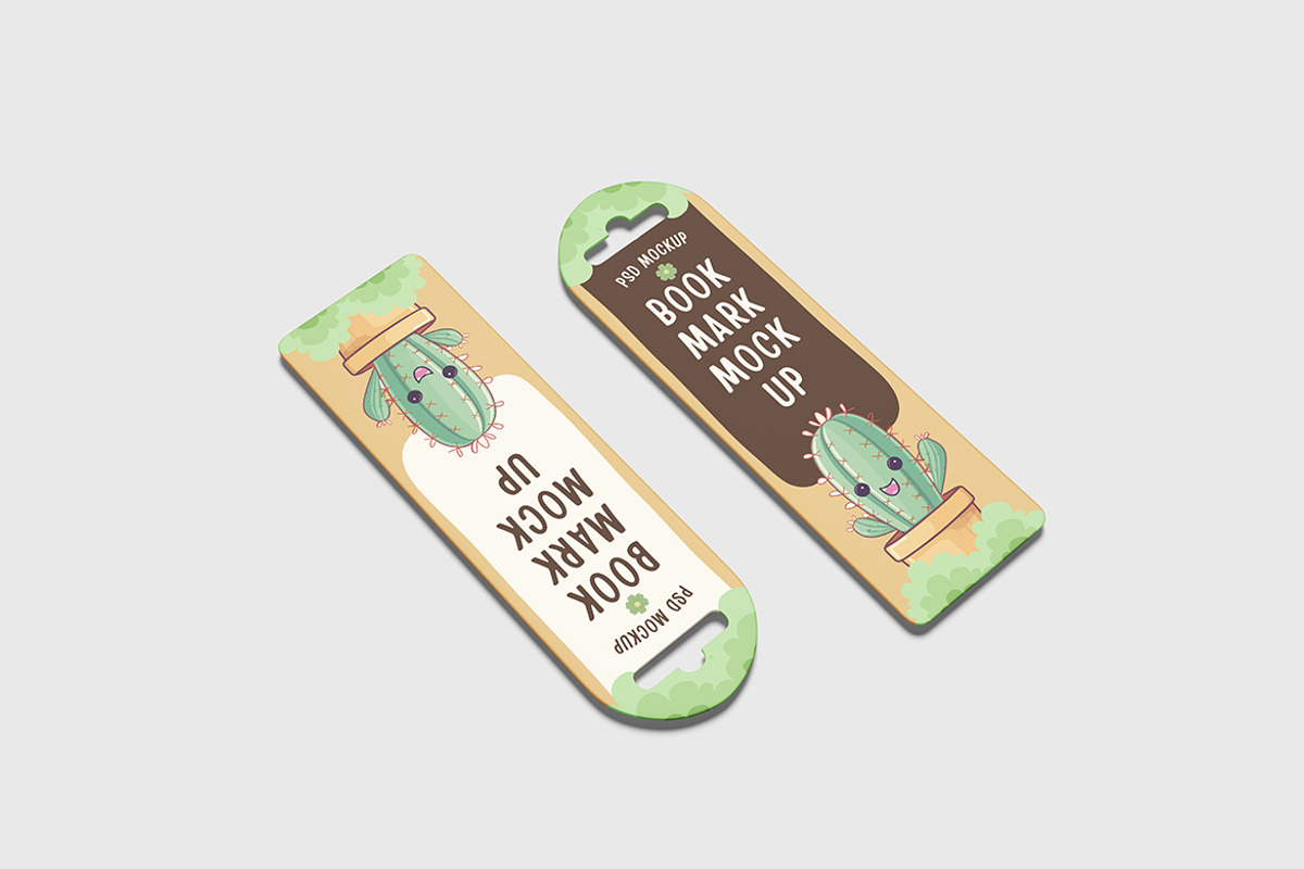 Bookmark Mockup, a Product Mockup by bimockup (Photo 2 of 6)