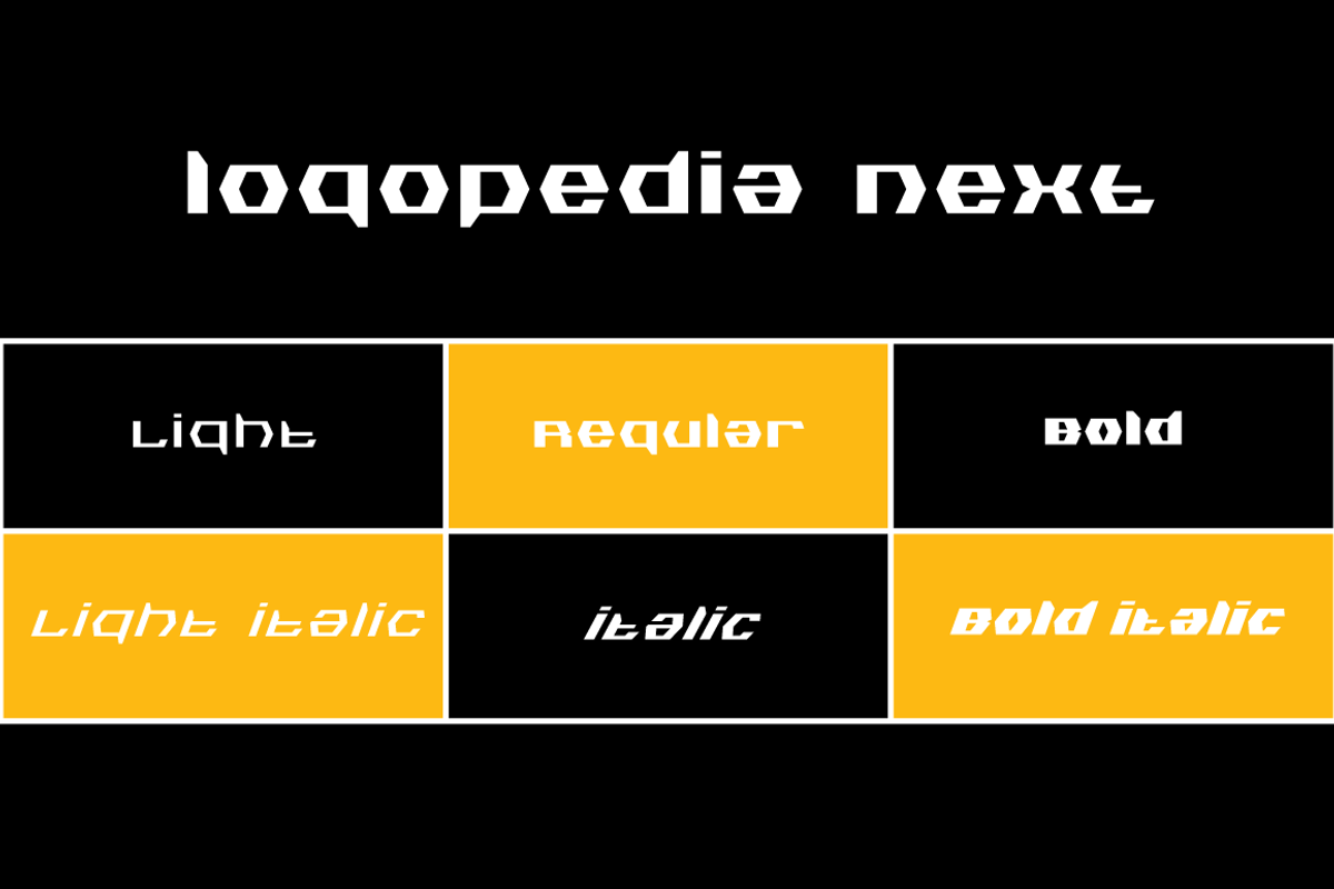 Logopedia Next, a Font by BULENT YUKSEL (Photo 3 of 11)