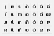 Genie - Op art font, a Font by SelfBuild Type (Thumbnail 10 of 19)
