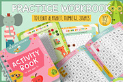 Practice Workbook for Kindergarten, an Education Illustration by Nursery Art (Thumbnail 1 of 8)