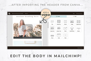 Mailchimp & Canva Template Video