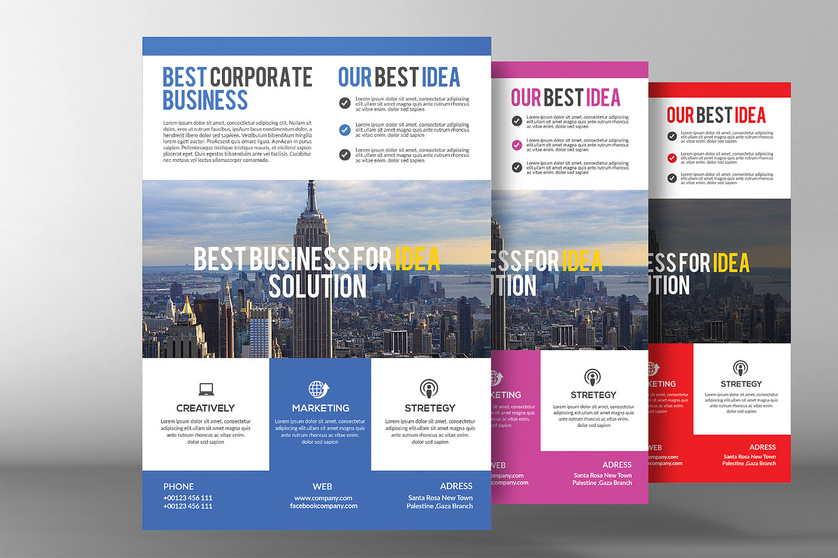 Contractor Flyer Templates, a Flyer Template by graphicforest