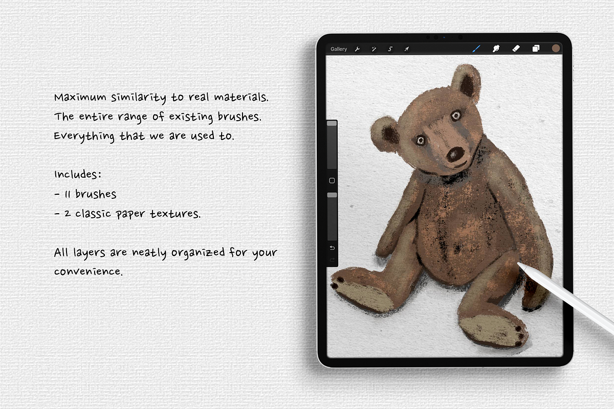 Procreate Dry Brushes | Set #2, a Brush Add-On by Brush Moment (Photo 3 of 7)
