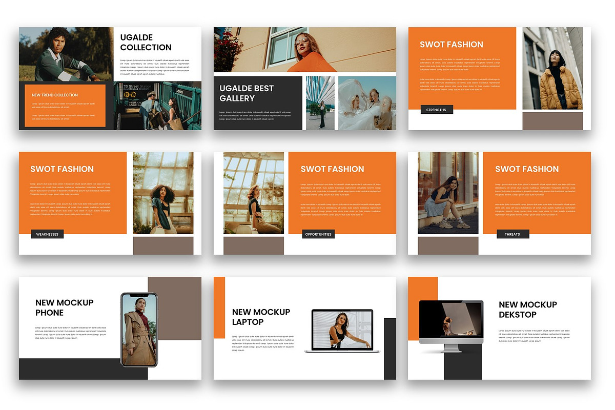Ugalde – Fashion PowerPoint Template, a Presentation Template by kreatifreya (Photo 3 of 5)