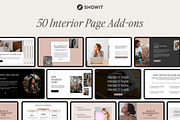 50 Showit Canvas Add-Ons, a Websites & App Template by Amanda Pena Design (Thumbnail 1 of 13)