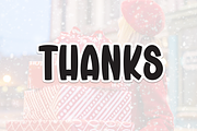Christmas Holiday | Script Font, a Script Font by Scratchones (Thumbnail 9 of 9)