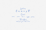 Fany Alleya - Handwritten Font, a Script Font by StringLabs (Thumbnail 13 of 14)