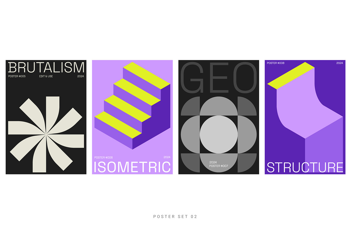 Modernist Posters, a Background Graphic by Léo Alexandre (Photo 3 of 16)
