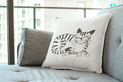 Funny Cats Line Art Bundle, an Illustration by Anastasiya Klempach (Thumbnail 17 of 19)