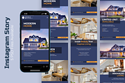 Modern Home Real Estate Instagram, a Social Media Template by UnicodeID (Thumbnail 1 of 4)