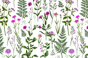 Wild herbs. Wildflowers pattern, a Pattern Graphic by irina.vaneeva (Thumbnail 3 of 6)