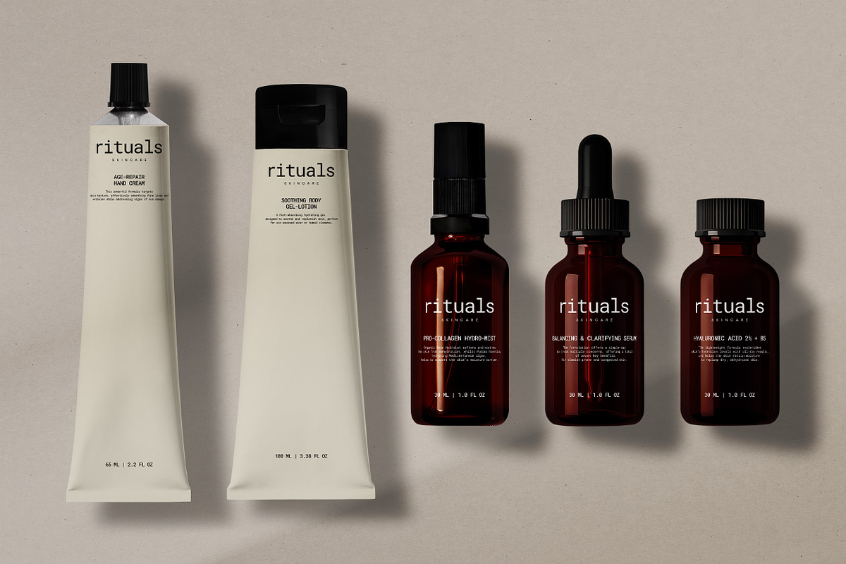 RITUALS / Cosmetic Mockups, a Packaging Mockup by Studio Dara (Photo 4 of 16)