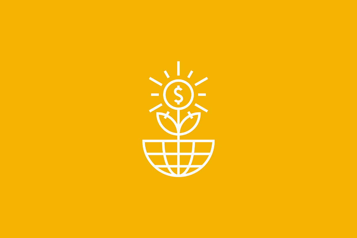 Gold Growth Flower Coin Logo, a Branding & Logo Template by Signatoro (Photo 1 of 2)