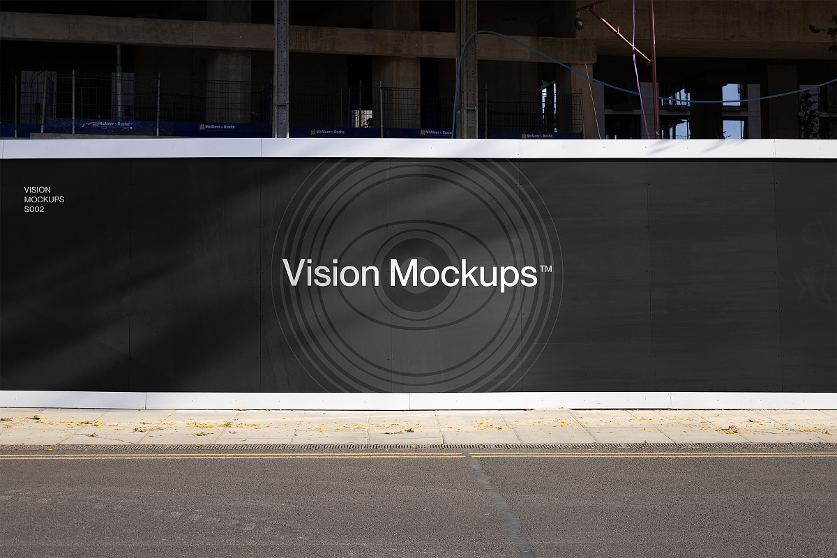 Vision S002 - Hoarding Mockup, a Mockup by Vision Mockups (Photo 1 of 2)
