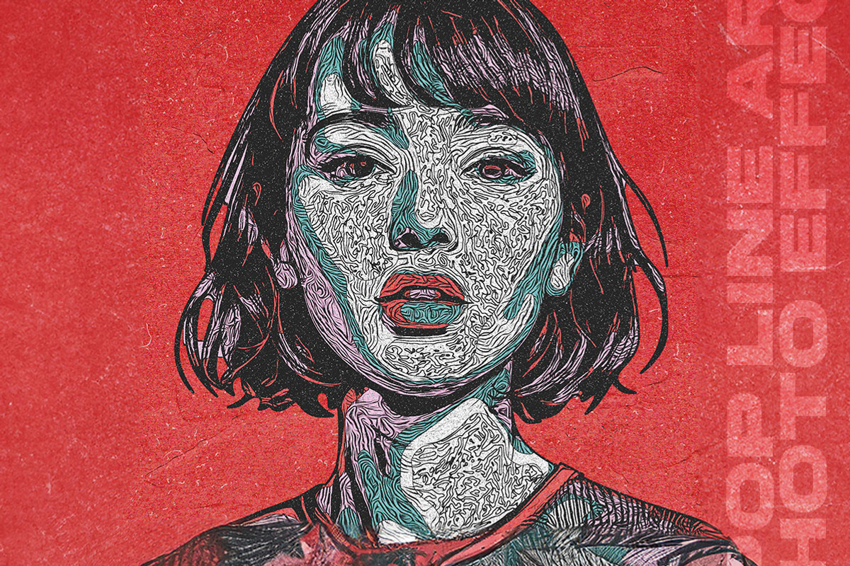 Pop Line Art Photo Effects, an Action Add-On by Amorjesu.com (Photo 6 of 43)