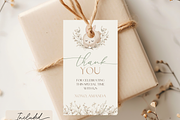 Rabbit 1st Birthday Thank You Tag, an Invitation Template by Digital_Mind (Thumbnail 2 of 7)