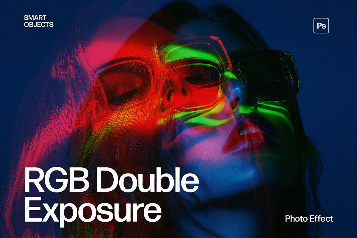 RGB Split Double Exposure, a Layer Style Add-On by DesignerCandies (Photo 1 of 7)