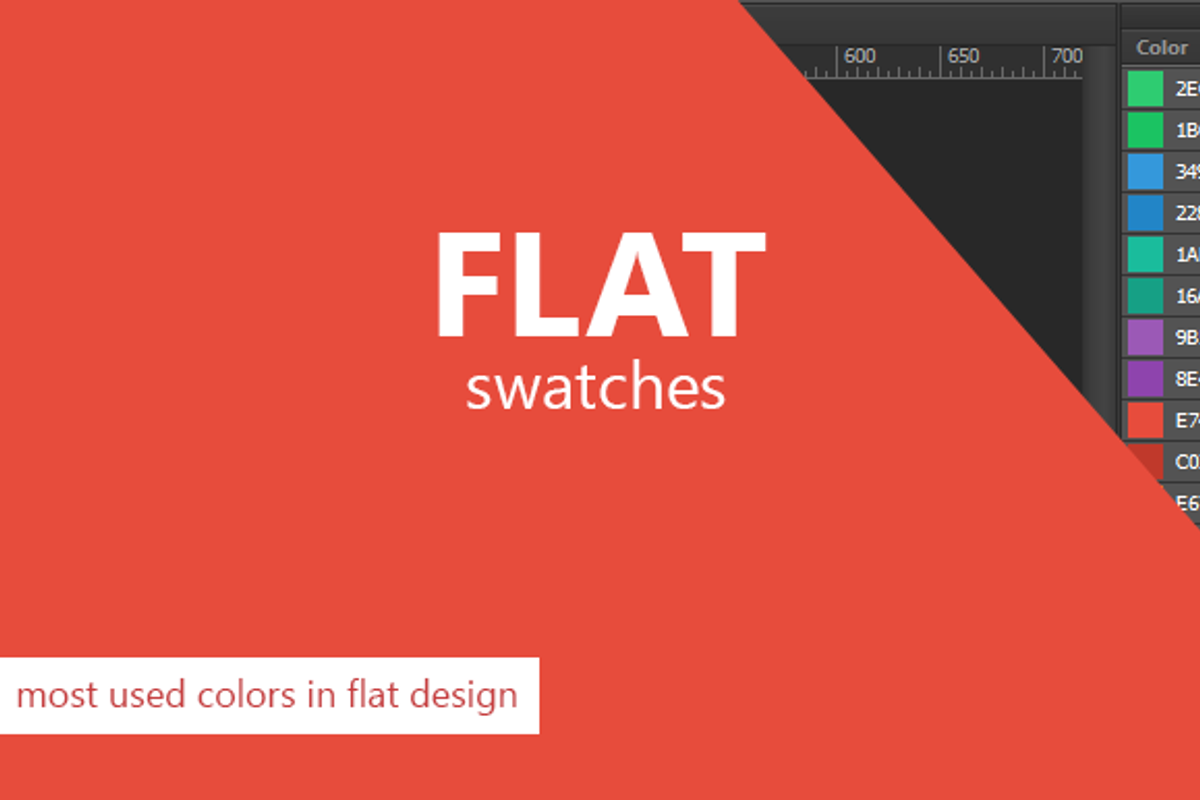 Flat swatches, a Palette Add-On by awps