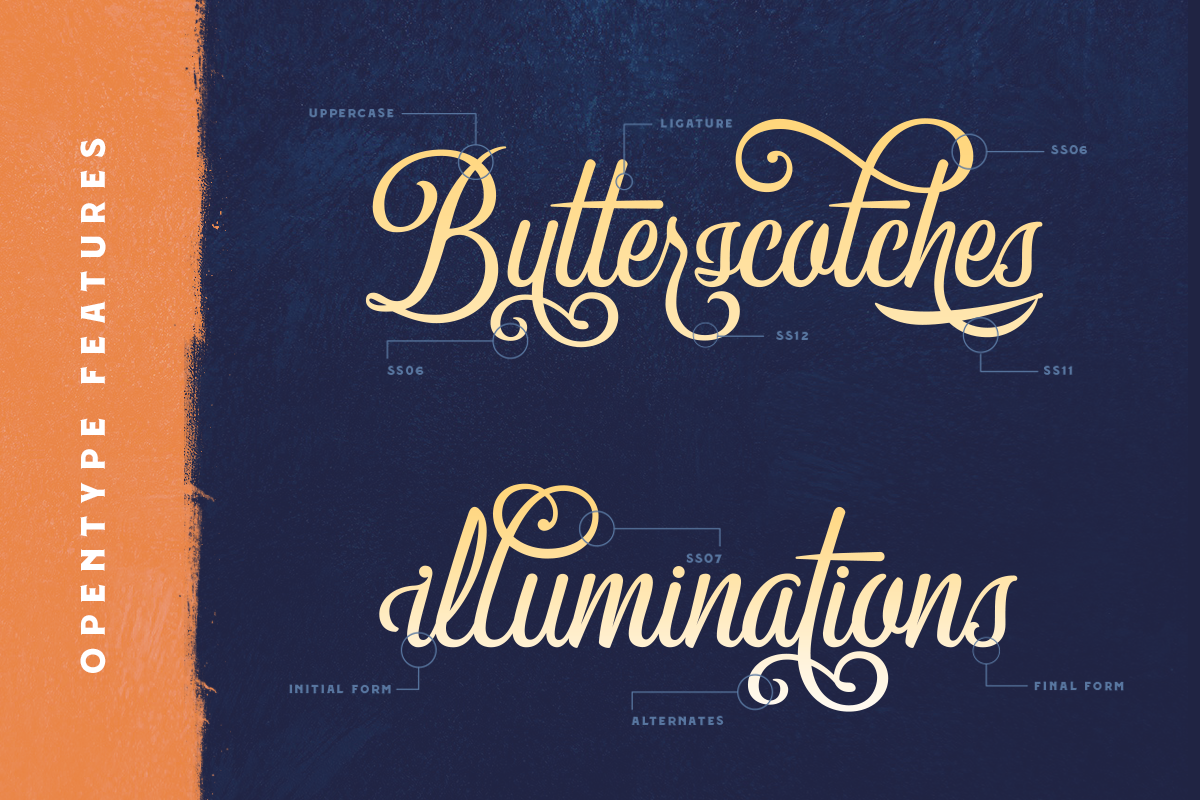 Milford Script, a Script Font by Zeune Type Foundry (Photo 3 of 11)