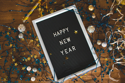 Happy new year frame