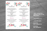 Wedding Program Template, an Invitation Template by retrographix (Thumbnail 4 of 4)
