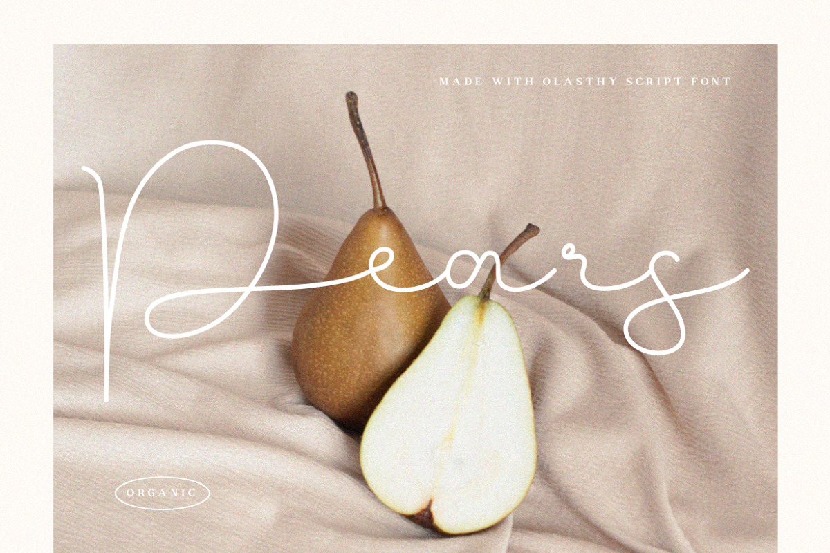 Olasthy Script, a Script Font by Prioritype Co (Photo 7 of 10)