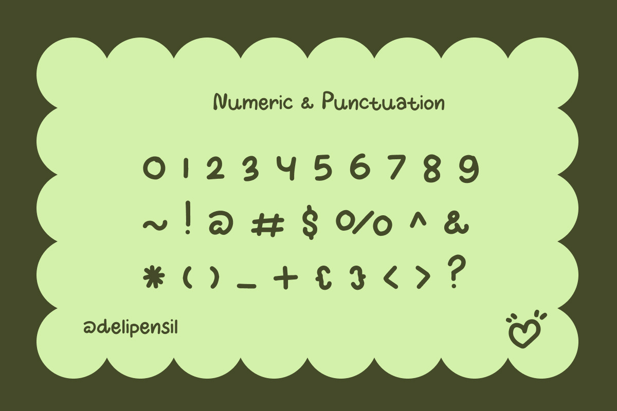 Bumiku - Handwritten Nature Typeface, a Handwritten Font by delipensil (Photo 8 of 12)