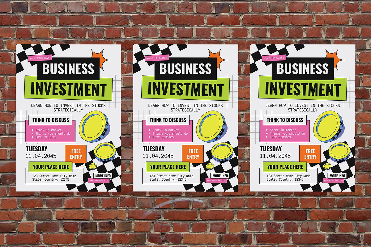 Green Business Investment Flyer Set, a Flyer Template by Aiyari Graphic (Photo 3 of 3)