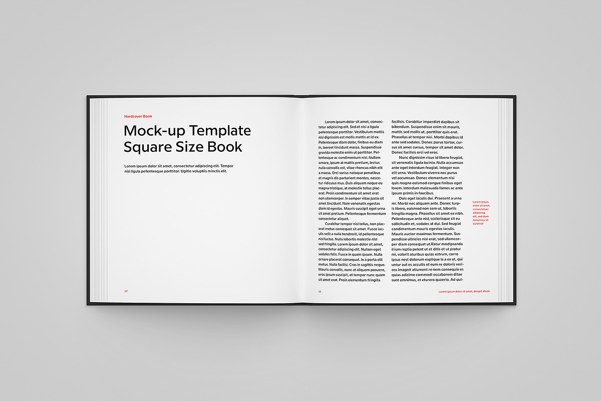 Hardcover Square Book Mockup, a Books & Magazine Mockup by Petr Stránský (Photo 7 of 21)
