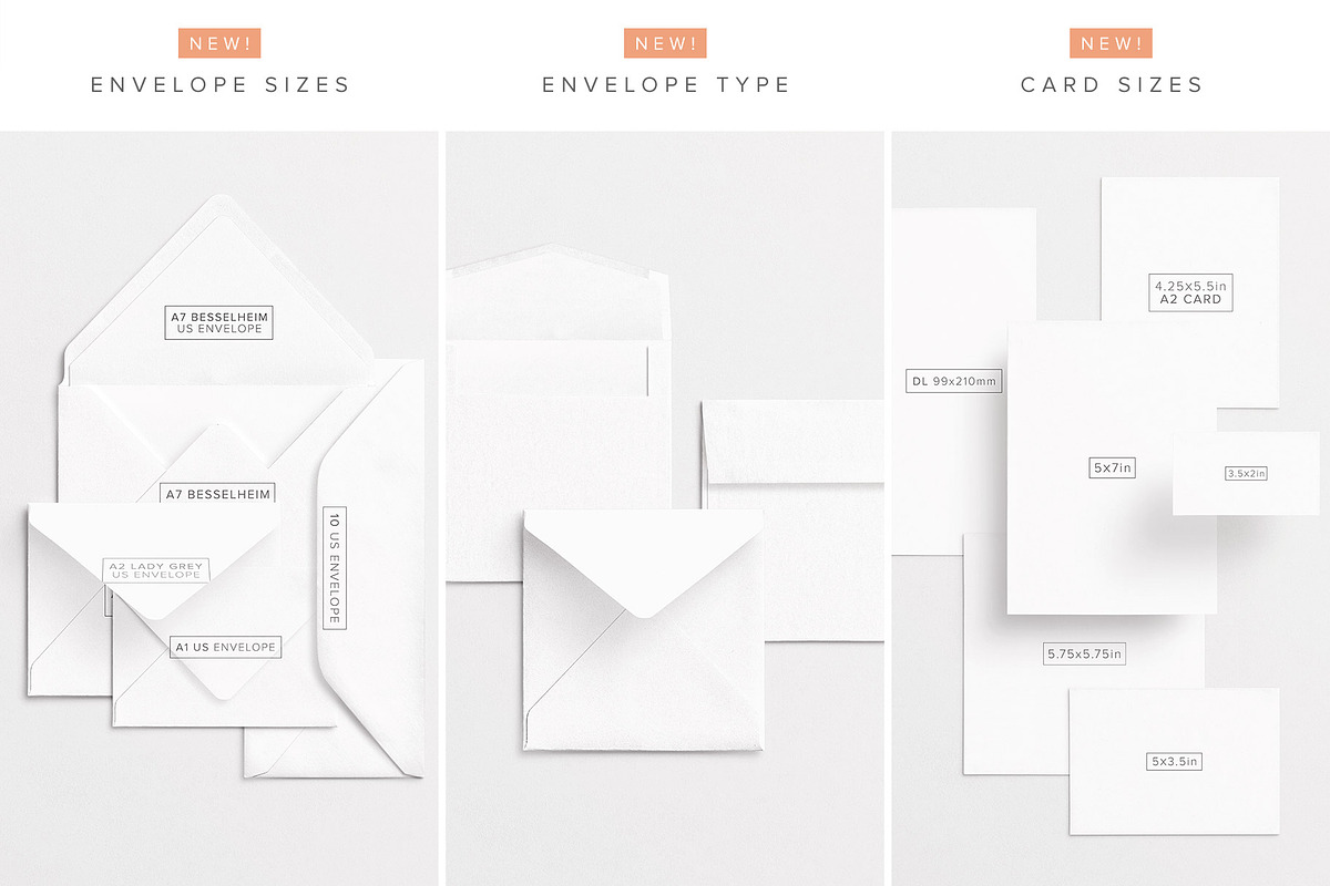 Cards & Envelopes Mockups Scene, a Print Template by Custom Scene (Photo 2 of 19)