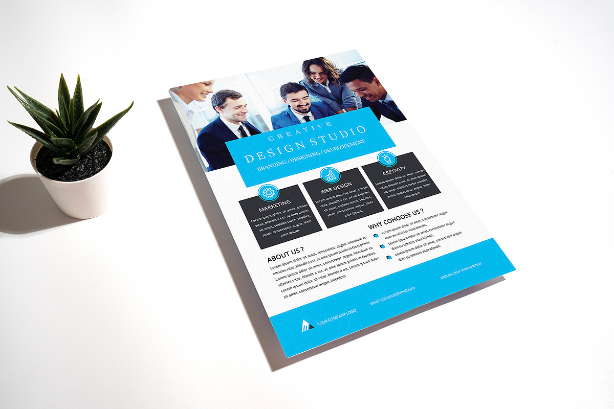 Business Flyer Template, a Flyer Template by Mazharul Islam (Photo 4 of 8)