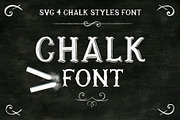 Chalk SVG font, a Symbol Font by Alisovna (Thumbnail 1 of 9)