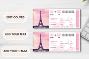 Editable Boarding Pass Template, a Card Template by YasdeyDesigns (Thumbnail 8 of 9)