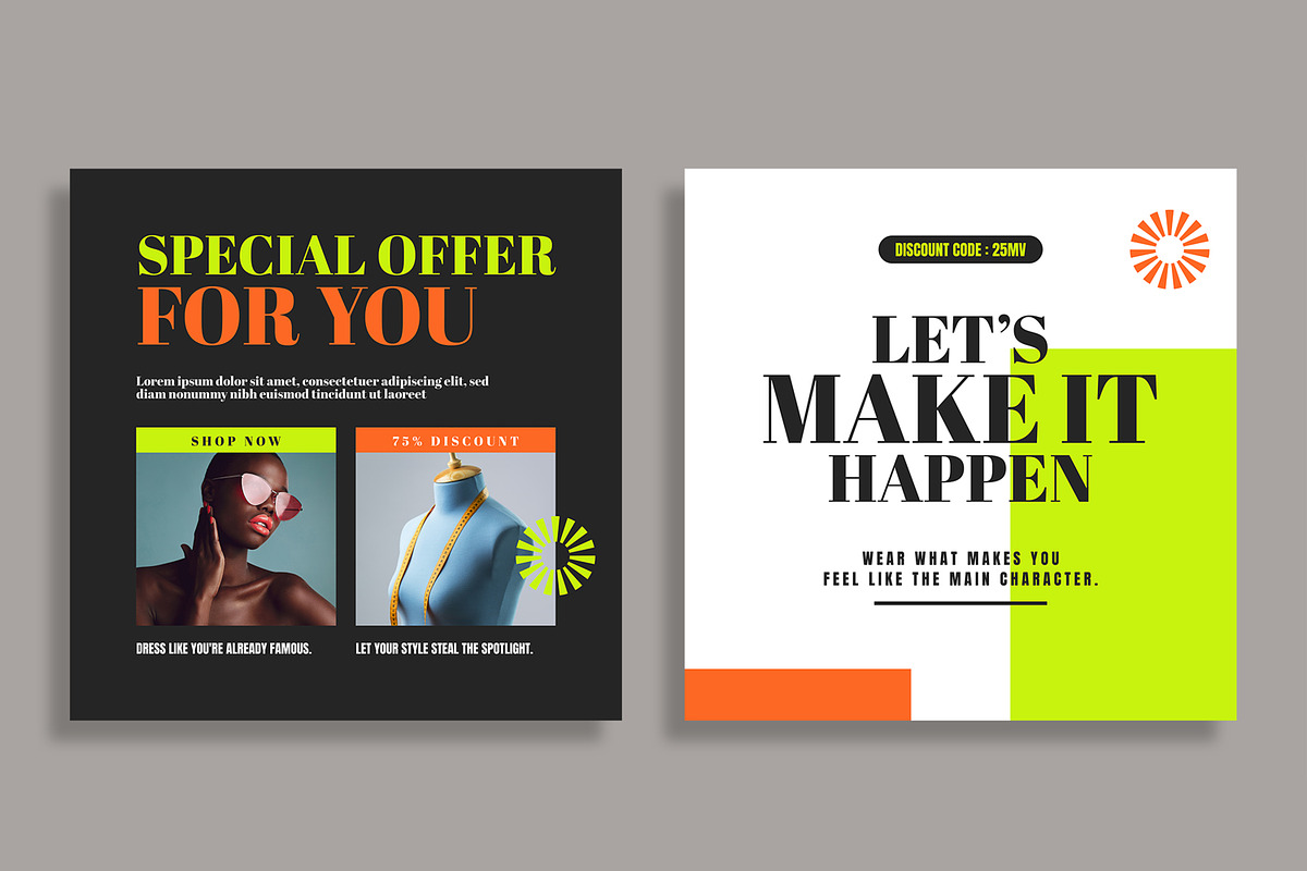 Trendy Social Media Sale Post preview 5