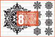 Mandala Laser Cut Files, an Illustration by balal (Thumbnail 1 of 9)