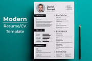Resume / CV Template, a Resume Template by Logo Lab (Thumbnail 2 of 5)