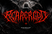 Reapergod | Black Metal Font, a Blackletter Font by Denustudios (Thumbnail 1 of 10)