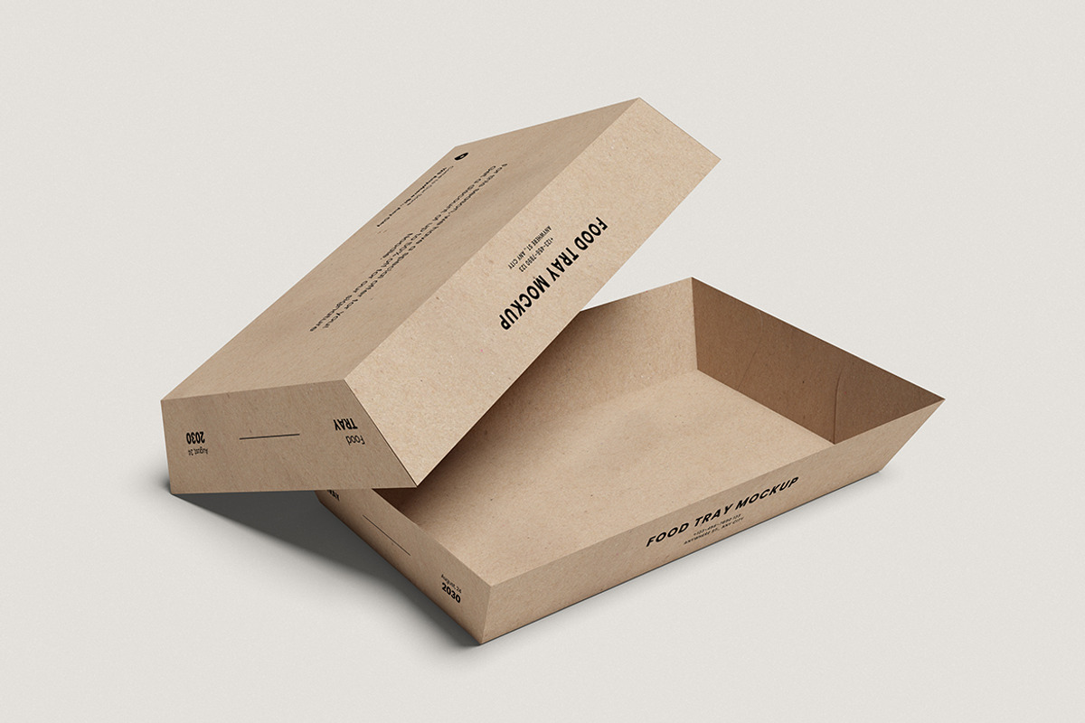 Food Tray Mockup, a Packaging Mockup by swsi-studio (Photo 5 of 5)