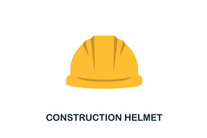 Construction Helmet icon. Simple, an Illustration by Aimagenarium@gmail.com