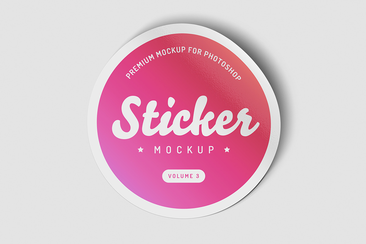 Sticker Mockup Bundle, a Product Mockup by Medialoot (Photo 9 of 11)