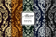 Damask Vector Seamless Pattern, a Pattern Graphic by Alwee Studio (Thumbnail 1 of 7)