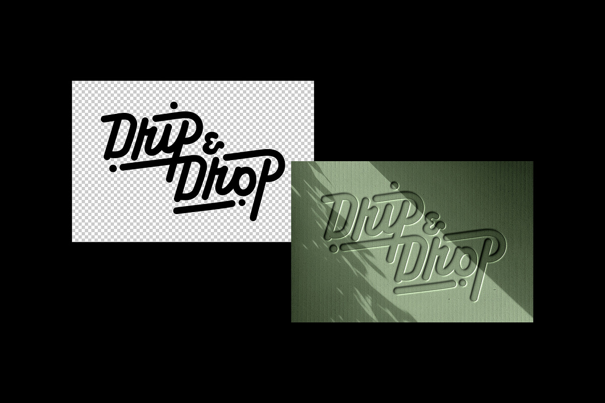 Debossed Cardboard Logo Mockup, a Mockup by Design Squad (Photo 3 of 3)