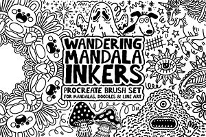 Wandering Mandala Procreate Inkers
