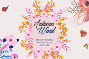 Autumn Loose Watercolor Clipart, an Illustration by ColorfulNest (Thumbnail 1 of 8)